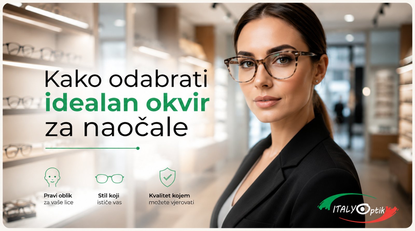 Kako odabrati idealan okvir za naočale prema obliku vašeg lica?